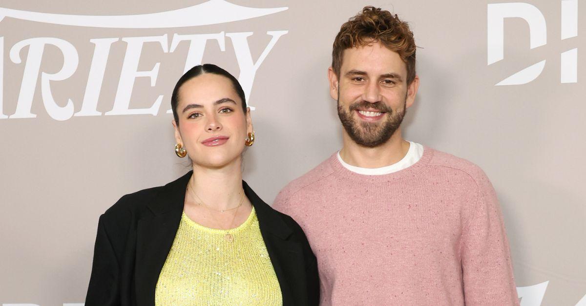 Natalie Joy and Nick Viall attend 2023 Variety's Women Of Reality TV 