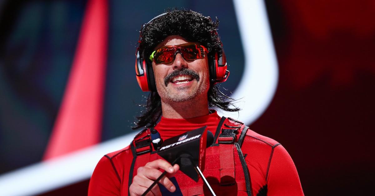 Dr. Disrespect announcing the 2022 NFL draft