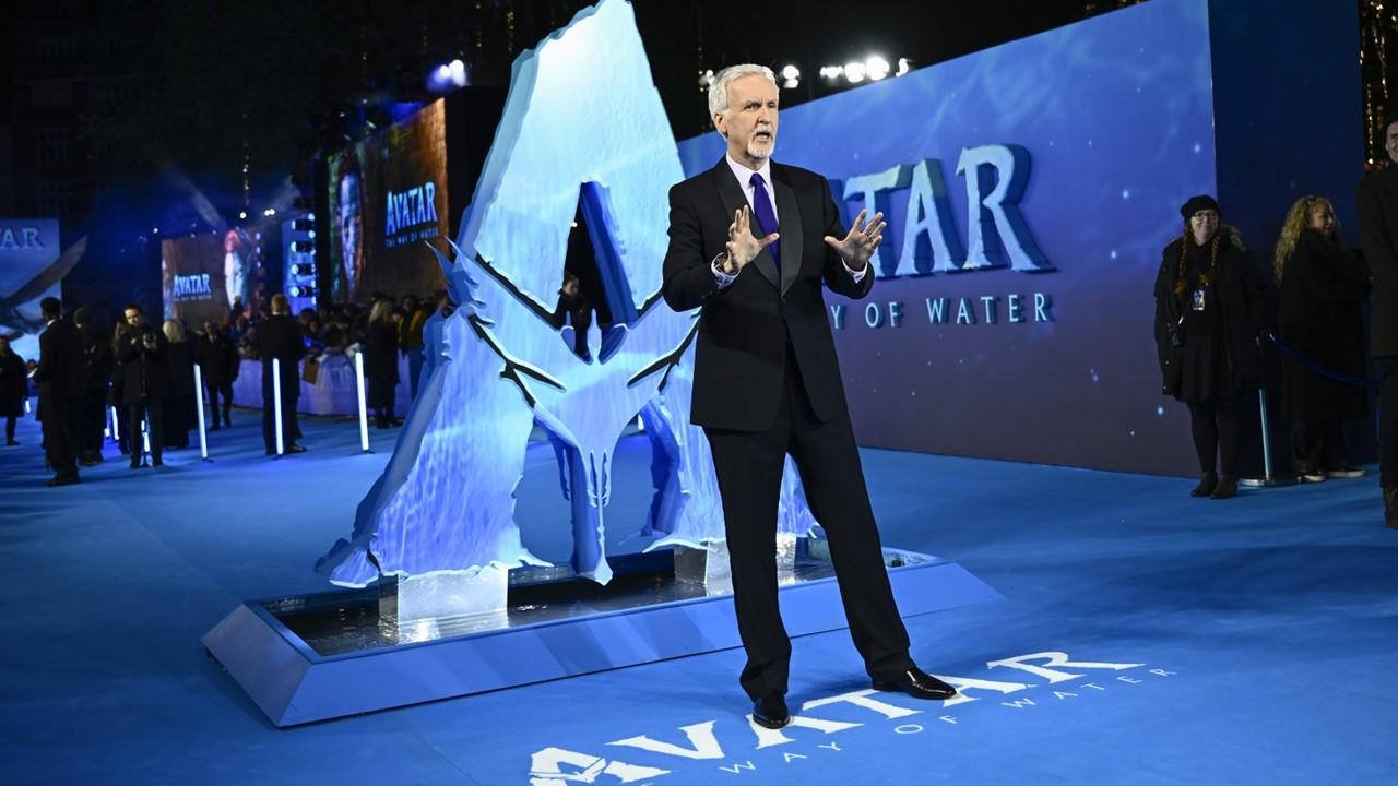 James Cameron at the world premiere of 'Avatar: The Way of Water' on Dec. 6, 2022