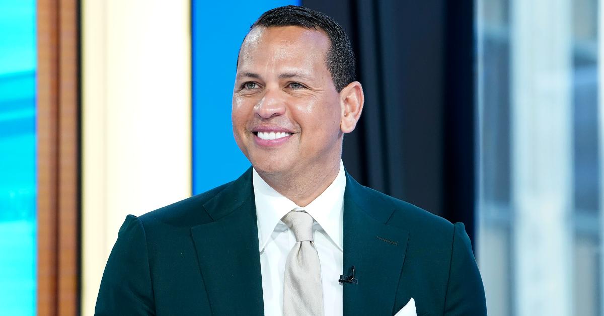 Alex "A-Rod" Rodriguez smiles while visiting 'Mornings With Maria' at Fox Business Network Studios in New York City.