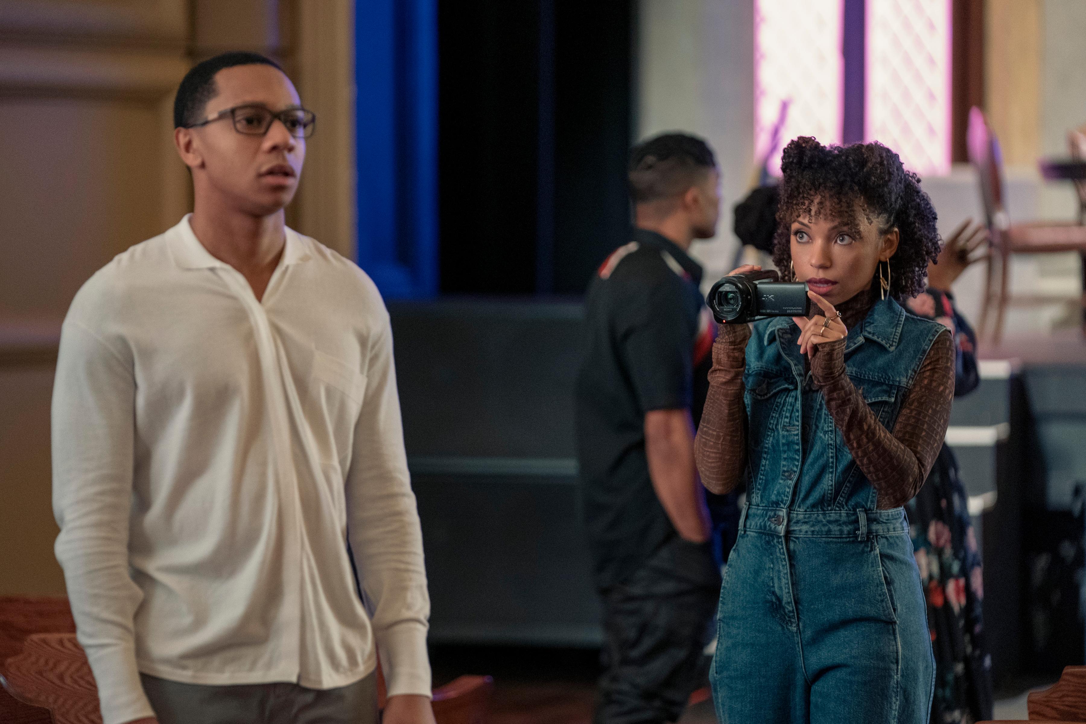 Samantha and Lionel from 'Dear White People'
