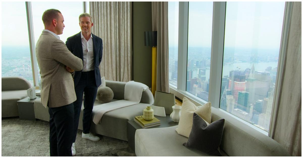 Ryan Serhant with a client on 'Owning Manhattan'